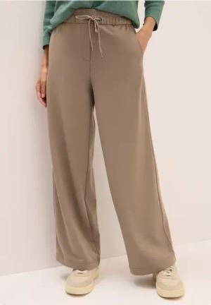 Cecil Damen Straight Leg Hose in Braun, Gr: L