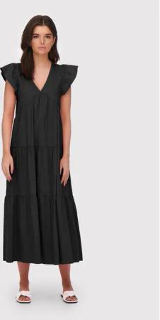 ONLY Sommerkleid Lindsey 15256487 Schwarz Regular Fit