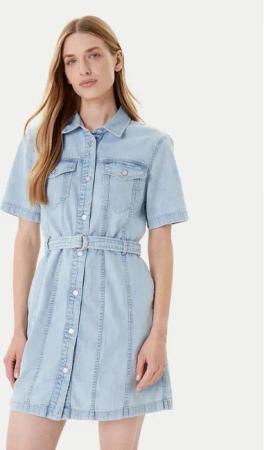 Tommy Jeans Jeanskleid DW0DW21168 Blau Regular Fit