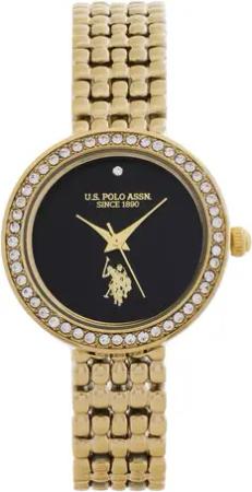 U.S. Polo Assn. Uhr Harmony USP8433BK Goldfarben