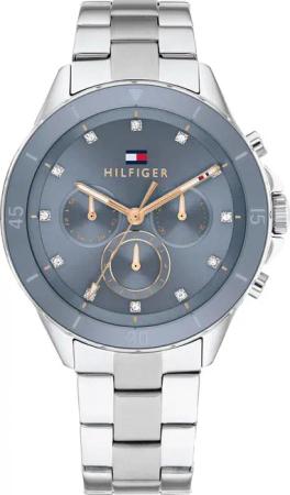Tommy Hilfiger 1782708 Damen-Armbanduhr Mellie Multifunktion Stahl/Grau