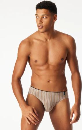 Supermini Slip nougat gestreift - Long Life Soft 7