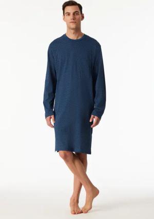 Nachthemd langarm blaugrau - Comfort Essentials 56