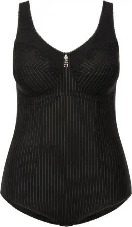 Ulla Popken Body Shaping-Body Nadelstreifen ohne