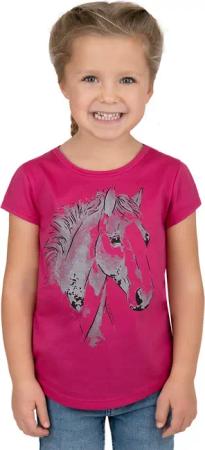 Trigema T-Shirt "TRIGEMA T-Shirt mit niedlichem Pferdemotiv", (1 tlg.)