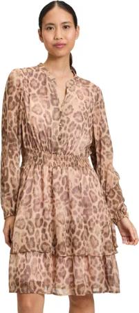 Cartoon Chiffonkleid "Cartoon Damen Sommerkleid Chiffonkleid mit Stufen", Muster