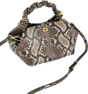 GANNI Crossbody Bags - Dames Bou Bag Small Snake - Gr. unisize - in Weiß - für Damen