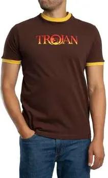 Trojan  T-Shirt Ringer-T-Shirt mit Logo