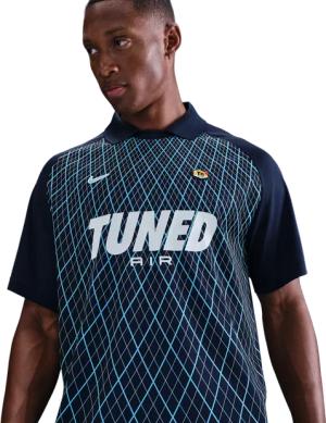 Nike Tuned Herren T-Shirts - Blau - Größe S - Poly Jersey