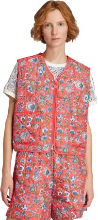 Adidas Originals X Liberty London Damen Kurze Hosen - Rot - Größe 36 - Baumwoll-Jersey