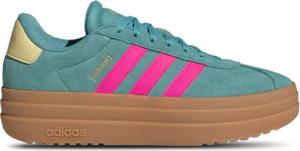 Adidas Vl Court Bold Damen Sneaker - Türkis - Größe 36 - Leder