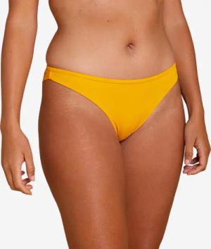Bikinihose Tanga Lulu mit hohem Beinausschnitt gelb