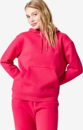 Kapuzenpullover Damen warm - 500 pink