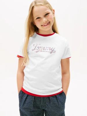 Tommy Hilfiger T-Shirt TOMMY SCRIPT SEQUINS