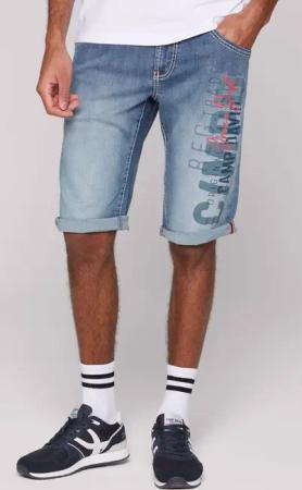 CAMP DAVID Jeansshorts mit Turn-Up Saum