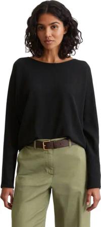 Marc O'Polo Strickpullover oversized, gerollte Kanten,