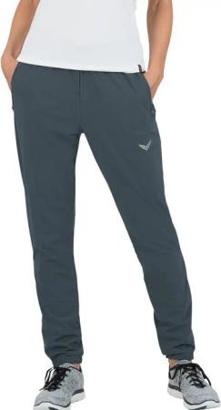 Trigema Jerseyhose TRIGEMA Freizeithose mit Bein-Reißverschluss