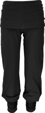 Guru-Shop Relaxhose Yoga-Hose mit Minirock in