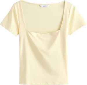 Next T-Shirt Weiches Kurzarmoberteil mit eckigem