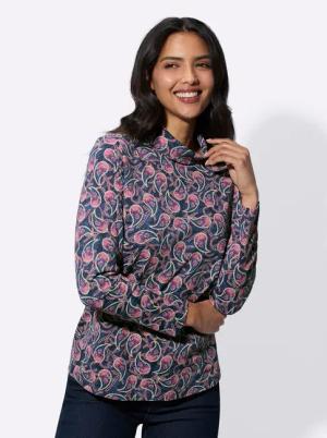 Sieh an! T-Shirt Stehkragenshirt