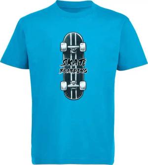 MyDesign24 T-Shirt Kinder Print Shirt Skateboard
