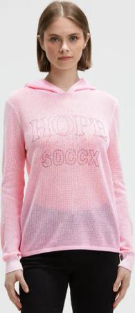 SOCCX Strickpullover SOCCX Pullover mit Meshstruktur