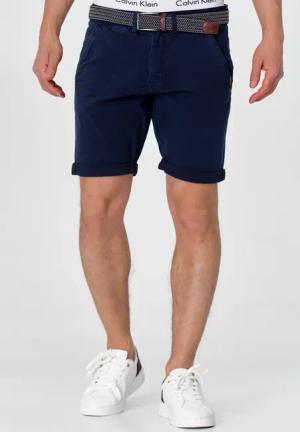 Indicode Chinoshorts Caedmon aus elastischer Baumwoll-Qualität,