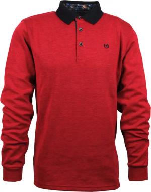 Mode Monte Carlo Langarm-Poloshirt Sweat-Shirt Polo