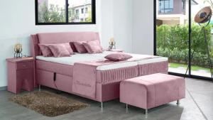 Meisterbetten Boxspringbett Mari (mit Motor, 7-Zonen