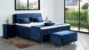 Meisterbetten Boxspringbett Mari (mit Motor, 7-Zonen