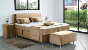 Meisterbetten Boxspringbett Mari (mit Motor, 7-Zonen