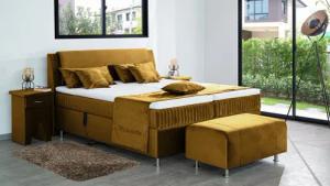Meisterbetten Boxspringbett Mari (mit Motor, 7-Zonen