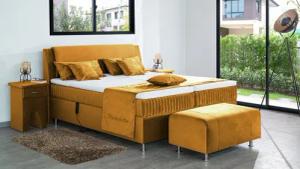 Meisterbetten Boxspringbett Mari (mit Motor, 7-Zonen