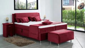 Meisterbetten Boxspringbett Mari (mit Motor, 7-Zonen