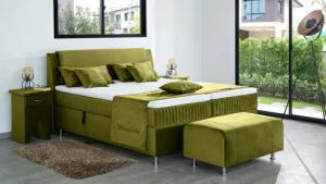 Meisterbetten Boxspringbett Mari (mit Motor, 7-Zonen