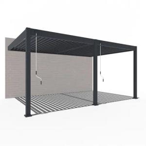 Weide Pergola Deluxe Wand Pavillon Terrassenüberdachung