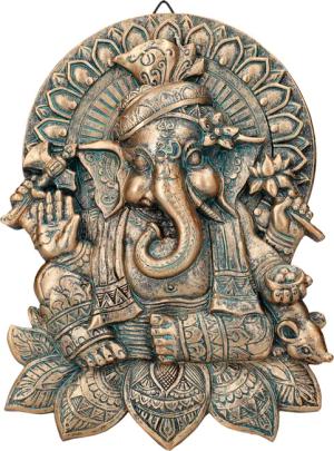 Figuren Shop GmbH Dekoobjekt Ganesha Relief