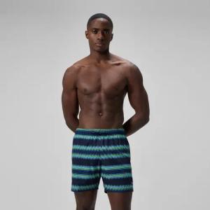Herren Redondo Edge Badeshorts 40 cm mit Print Blau