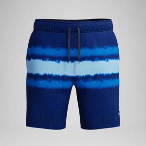 Herren Redondo Edge Badeshorts 45 cm mit Print Marineblau/Blau