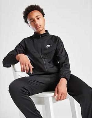Nike Poly Chevron Trainingsanzug Kinder, Schwarz