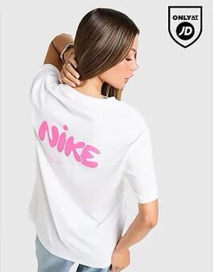 Nike Bubble Graphic Boyfriend T-Shirt Damen - Damen, Weiss