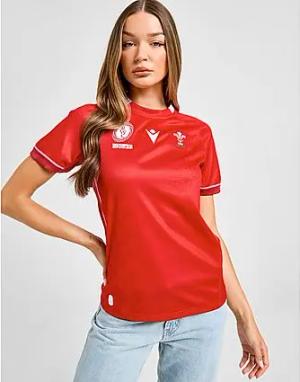 Macron Welsh Rugby 2025/26 WRWC Shirt Damen - Damen, Rot