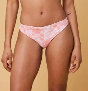 Bikini-Hose Tanga Damen koralle