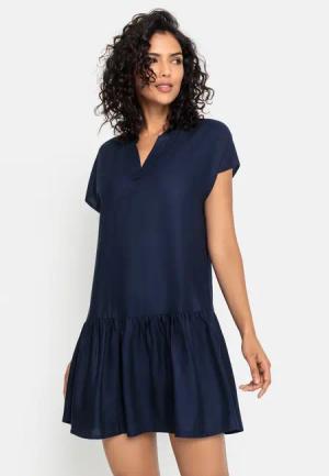 S.OLIVER Blusenkleid Damen marine Gr.34