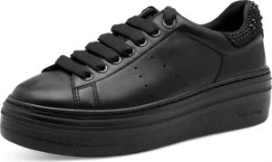Tamaris Plateausneaker, Schnürschuh, Halbschuh mit auffälligen Schmucksteinen an der Ferse