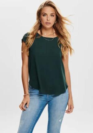 ONLY Kurzarmbluse ONLVIC S/S SOLID TOP