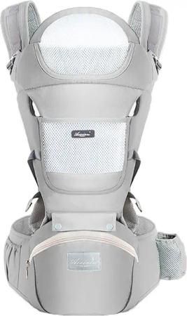 OKWISH Bauchtrage 6-in-1 Babytrage mit Hüftsitz