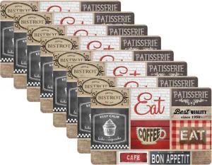 dynamic24 Platzset Coffee Shop, (8-St), Tischset