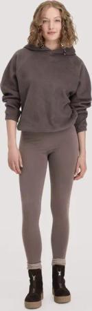 hessnatur Loungewear Leggings Medium Cut ACTIVE LIGHT aus Bio-Baumwolle - lila - Größe XXL/k
