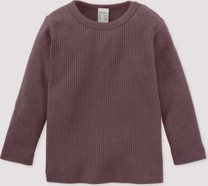 hessnatur Baby Longsleeve aus Bio-Baumwolle mit Bio-Merinowolle - lila - Größe 86/92